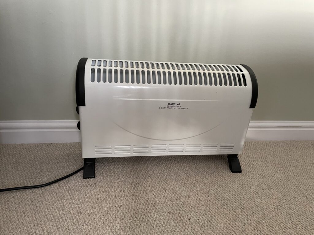 garden office heating electric convection heater