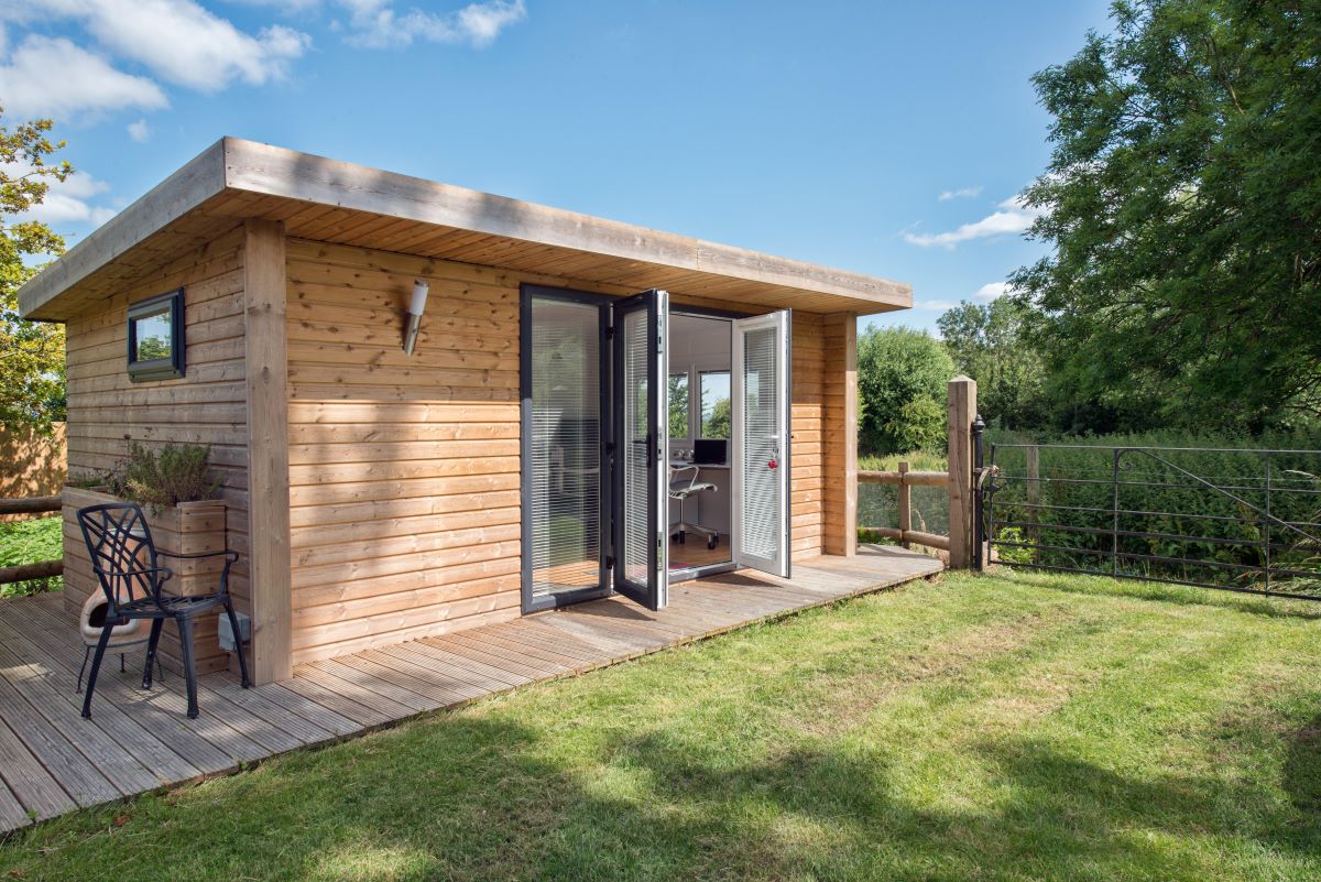 use of a garden room home office