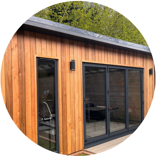 quality garden office spaces uk outside cladding